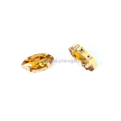 3017 K9 claw horse eye Crystal Fancy stone Jewelry Clothing Accessories