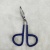 Eyebrow shaping tool blue dip handle eyebrow pliers cosmetic tool eyebrow clippers oblique head