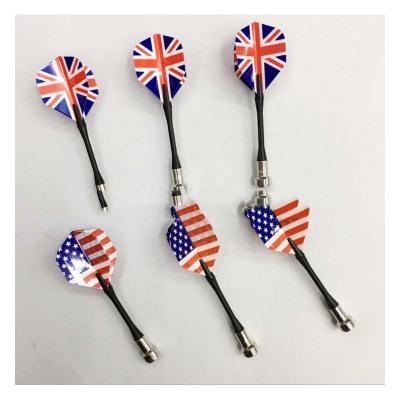 Mii flag magnetic dart needle national flag dart leaf strong magnetic darts attract iron darts wholesale