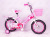 121416-inch flower fairy with backseat child bike leho bike with cart basket