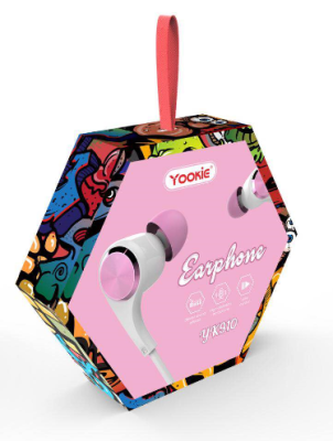 New earphones with creative sound quality and excellent packaging
