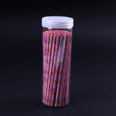 Manufacturer direct cylinder shape 100 % transparent pencil holder pencil brush pen storage container