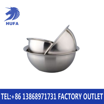 Factory Direct Sales Non-Magnetic Thickened Multi-Purpose Salad Bowl Salad Bowl Anti-Overflow Basin Deepening Egg Pots Stainless Steel Soup Pot