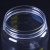 Plastic long - cylindrical transparent penholder ball pen holder design factory direct sales