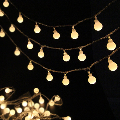 Outdoor waterproof lights string Christmas lights ball star lights wedding room decoration lights