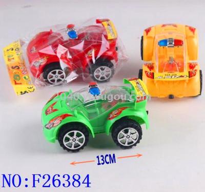 New stall children's toys wholesale foreign trade cable lamplight police car F26384