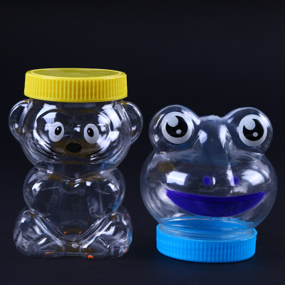 Wenwu plastic packaging produced nifty frog head transparent container color model style