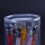 Transparent cylinder pencil holder pencil writing brush storage container wenwu plastic packaging product