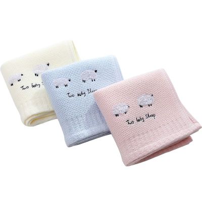 Shanghai ting long home spun sheep mother yarn combed cotton towel embroidered logo towel manufacturer direct