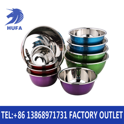 Deep Soup Plate Thick Durable Egg Pots Extra Thick Deep Non-Magnetic Stainless Steel Color Seasoning Jar