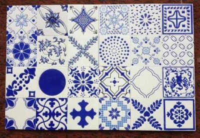 Ceramic Tile Custom Pattern Size