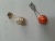 European and American earring wire winding multi-layer flower pendant foreign trade new stud wire winding pearl pendant
