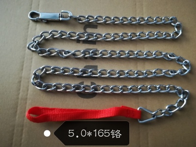 Factory Direct Sales Pet Chain 3.3*160 Dog Leash Iron Chain Pet Traction Belt