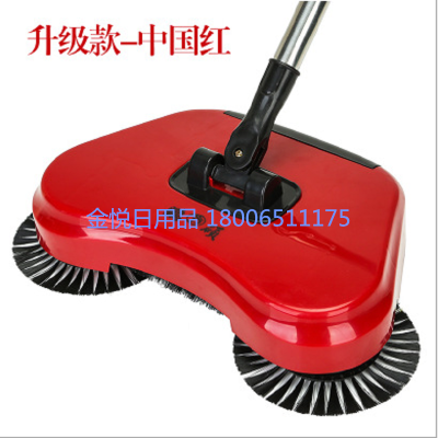 Household hand push type sweeper micro floor sweeper does not use electricity manual lazy person broom mop