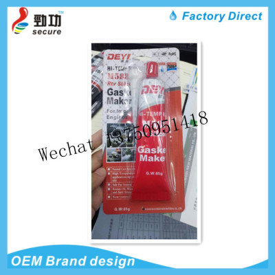 DEYI red rubber GASKET MAKER RTV SILICONE