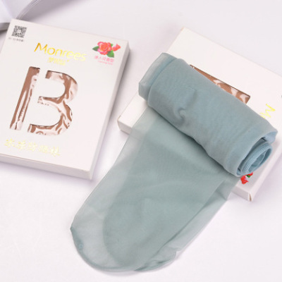 8d ultra thin summer ice socks cool ice silk anti-hook silk t-grade crystal stockings sun protection pantyhose