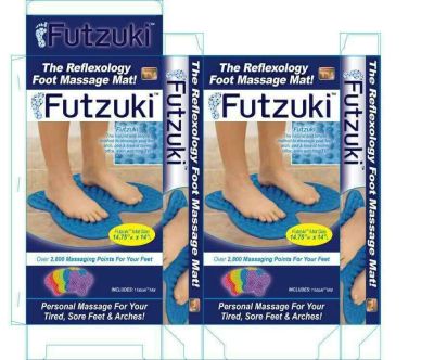 Futzuki Reflection Massage Mat New Toe Pressure Mat Massage Mat Butterfly-Shaped Massage Mat OPP Packaging 350G