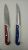 Blue and White Handle Two-Tone Fruit Knife, Chef Knife, Kitchen Knife