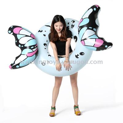 New adult butterfly swim ring 2 color manufacturer direct sale 120cm