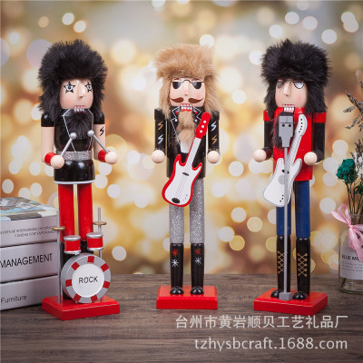 New stock 38CM rock version of the nutcracker humble hotel shop mall personalized humble