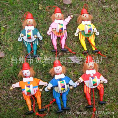 [factory direct sales] new spot supply of clowns are playing drums pull strings of vintage puppet