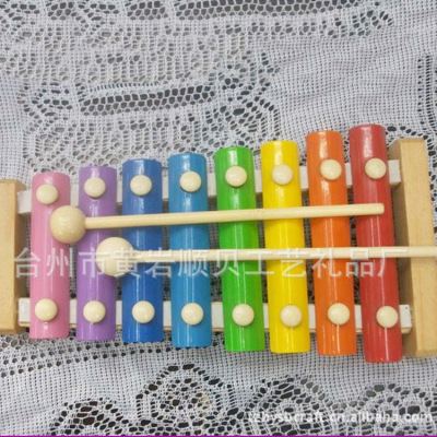 [factory direct sale] wooden tuba ba sound ordinary wooden steel cartoon cute play piano small wholesale