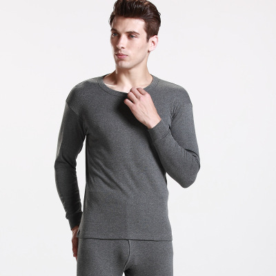 Autumn and winter fine cotton men's long Johns long Johns thermal underwear set for the elderly undergarment a substitute hair