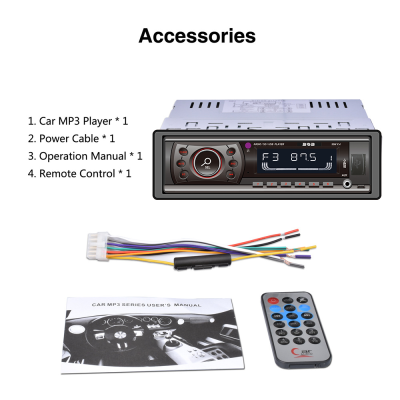 Manufacturer direct selling full model general vehicle MP3 bluetooth card support USB+FMSD card