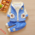Baby 2018 baby's winter cotton-padded clothes red mud rabbit bear paw hat fashionable warm warm three-piece set