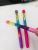 New fairy advertising ballpoint pen web celebrity tremolo rainbow pen can be customized LOGO into the oil pen