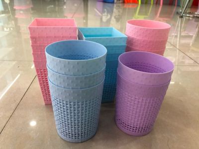 Xinshan Factory Direct Sales Pen Holder Wastebasket Small Trash Can Storage Study Desk