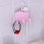 Flamingo hook decoration hook personality into the door after the door without punching no mark hook
