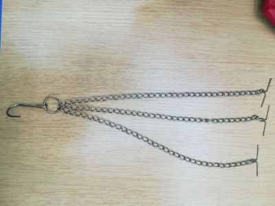 Factory Direct Supply Yellow Zinc Plated Turnbuckle Chain Chlorophytum Pendant Chain Iron Chain S Hook