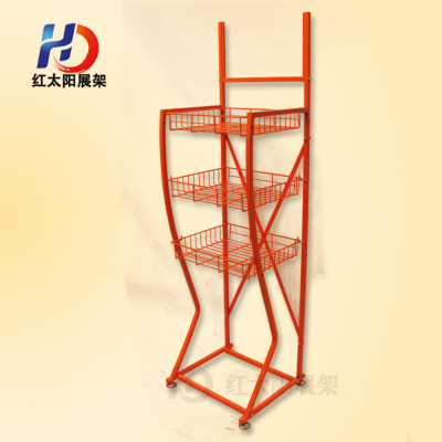 Paint frame net iron wire iron display frame supermarket promotion rack custom custom shelf custom wholesale