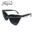 Fashionable new butterfly - shaped large - frame sunglasses sun shade and eye protection street sun glasses 4118