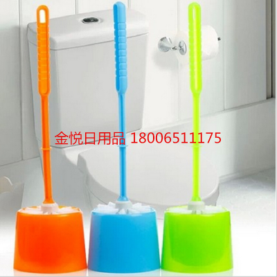Sit implement cleans brush stainless steel long handle washs toilet brush toilet clean toilet brush does not have dead Angle toilet to brush suit