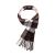 British plaid jacquard scarf man imitation cashmere warm scarf neck thickened fringe scarf