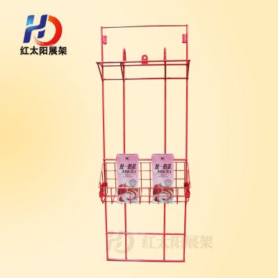 Beverage rack milk tea net iron line iron display shelf