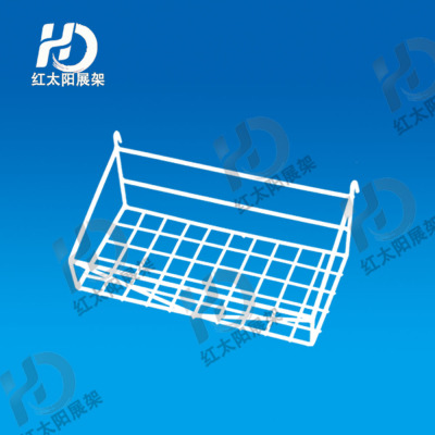 Red sun manufacturer direct dips the long inclined net basket can hang the net piece square rack can be customized