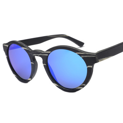  new European and American retro wooden leg sunglasses outdoor driving and cycling glasses cross-border exclusive offer