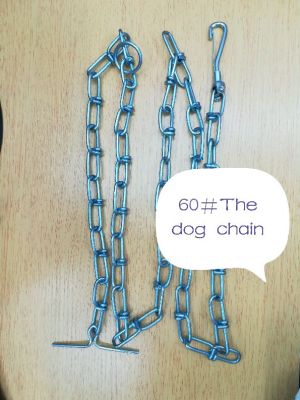 Factory Galvanized Knitting Chain Pet Chain 6 Feet 60# Dog Leash Iron Collar Iron Chain Pet Traction Belt