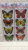 Colorful four butterfly room wall decoration 8D wall decor sticker