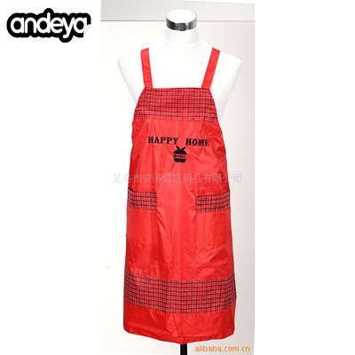 Adult fashion kitchen antifouling sleeveless apron with straps wholesale apron