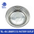 08 Thick Stainless Steel Lotus Porcelain Plate Exquisite Embossed round Disc Embossed Electroplated Fruit Plate