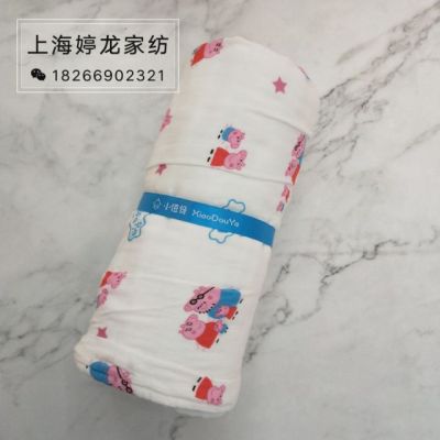 Shanghai d. dragon home textile small 侸 Ya infant child series six floors seersucker density by tong