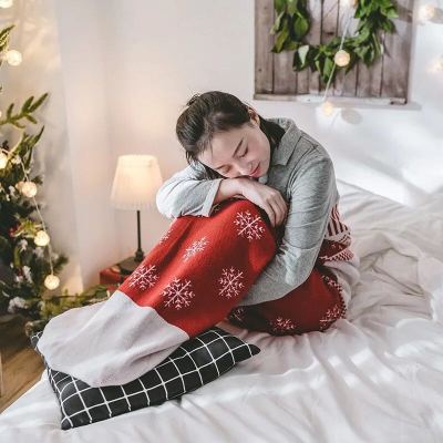 Creative Christmas stocking sleeping bag knitting exported to Europe and America