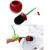 Lovely Cherry Shape Brush Toilet Cleaner Cleaning Sanitary Brush Lavatory Cleaning Tool WC Plastic Bathroom Decor 