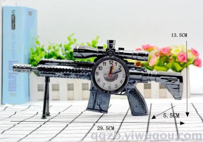 Submachine Gun Table Alarm Clock Wholesale Company Gift Fashion Boutique Supply Export AliExpress