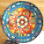 Turkey Imported Hand-Painted Ceramic Bowl Large Bowl 30cm