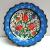 Turkish Hand-Painted Ceramic Plate Milenyum Plate Handmade Finish Ceramic 12cm